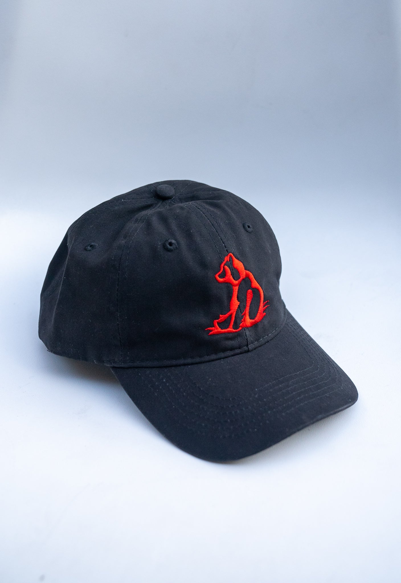 Front view of Happy Chance branded hat.